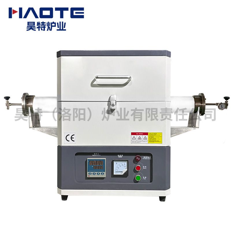 管（guǎn）式爐1200℃管徑（jìng）100加（jiā）熱區300電阻絲加熱新配色（sè）灰白