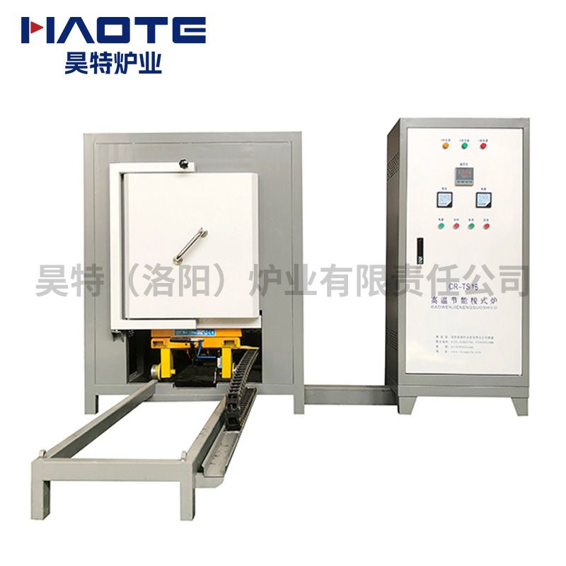 台（tái）車爐800X500X500溫度1700℃爐門爐車（chē）分體灰白